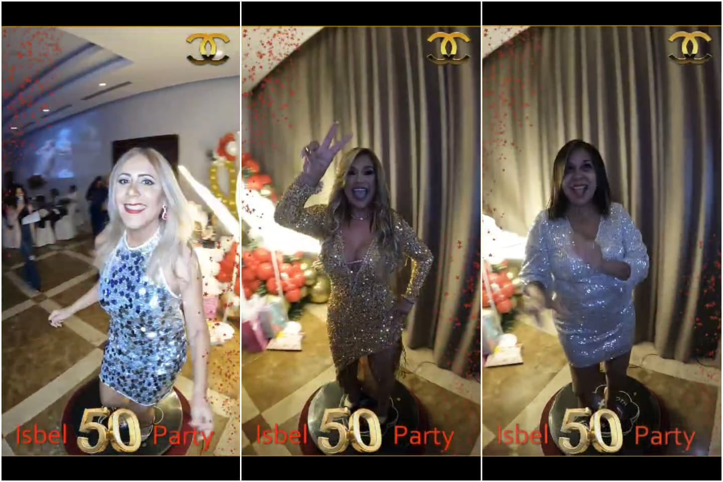 Los 50´s de Isbel, “The Chanel Gold Party”