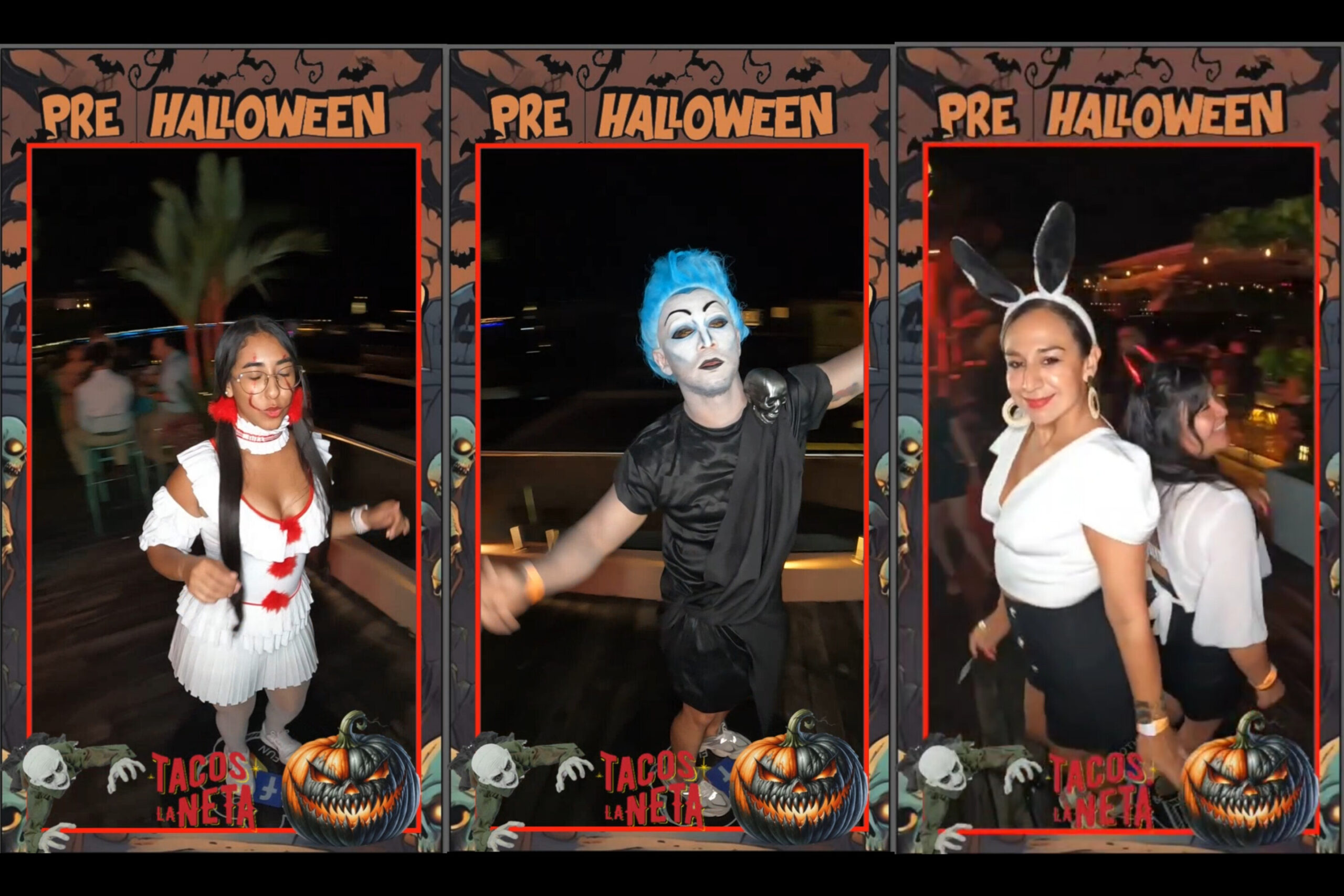 Pre Halloween en Tacos La Neta