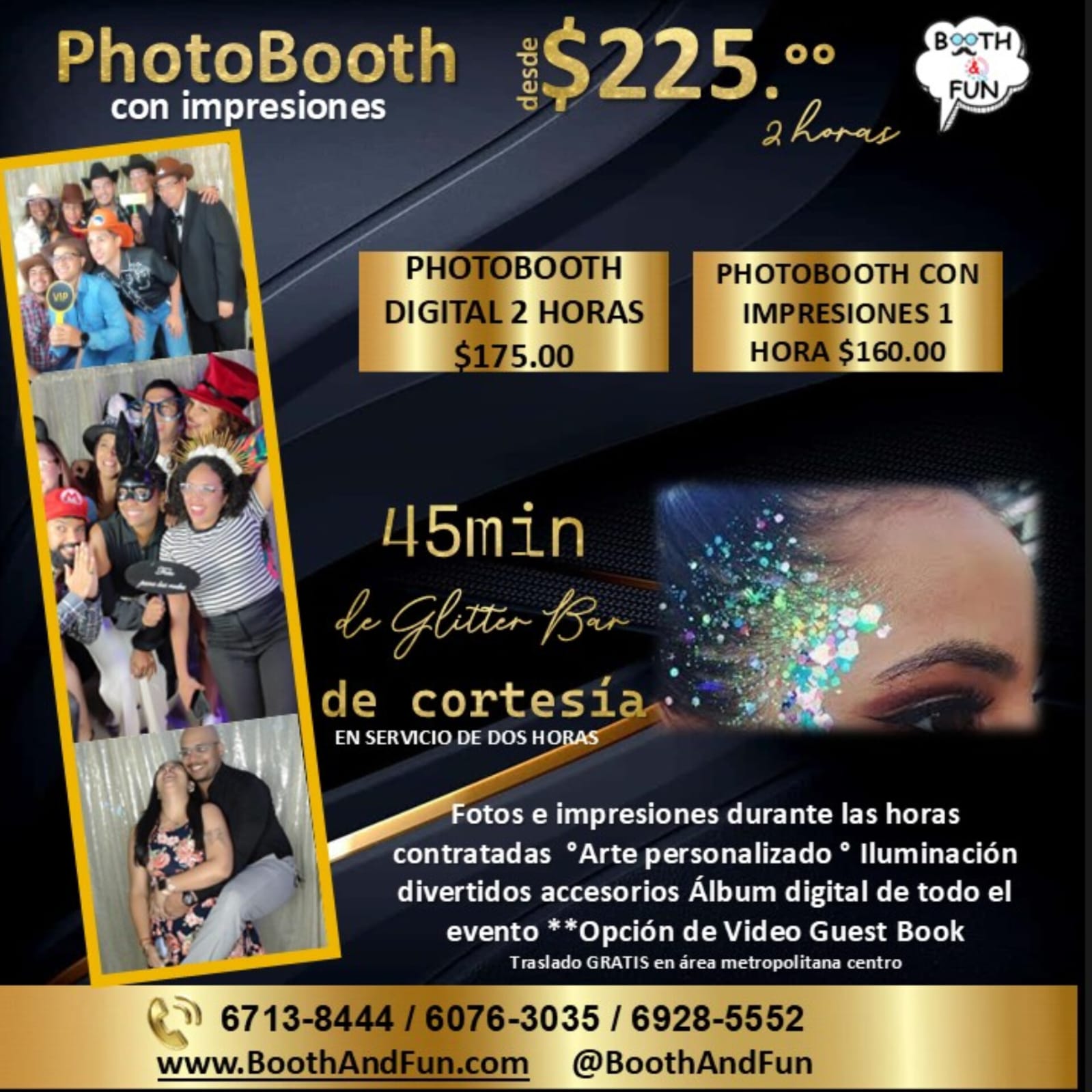 Paga en Línea, tus servicios Booth and Fun